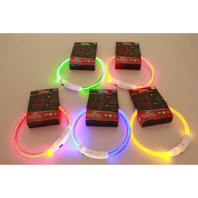 USB Rechargeable Pet Flashing Collar